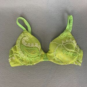 Mara Dance Bra 32A Green Sequin Embellished Costume Top Ballet Jazz Lyrical